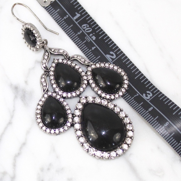 ✂️ Huge Lee Angel Statement Earrings - Picture 4 of 6